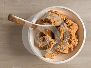 Japanese miso paste photo