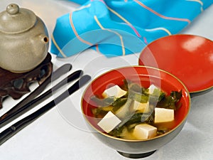 Japanese miso soup