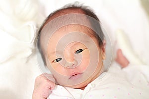 Japanese new born baby girl