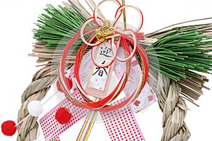 Japanese new year decoration shimenawa