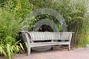 Japanese Oak Bench