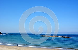 Japanese October Beach/Fukuok Ikinomathubara Beach