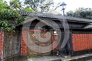 The Japanese old style building in Jiufen , Taiwan