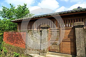 The Japanese old style building in Jiufen , Taiwan