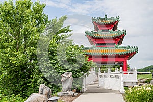 Japanese Pagoda Zen Garden