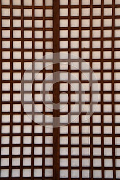 Japanese paper screen window (shoji)