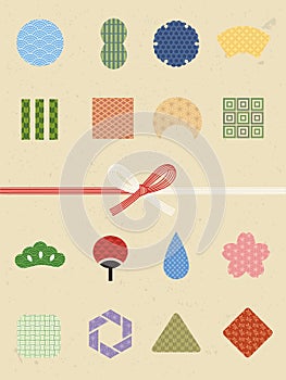 Japanese pattern set