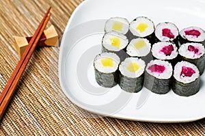 Japanese Radish Pickled Sushi Hand Roll