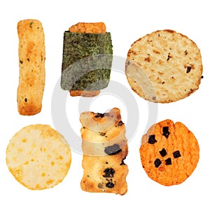 Japanese Rice Cracker Selection