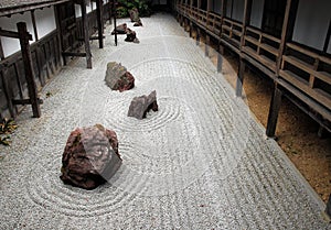Japanese rock garden