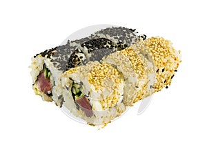 Japanese roll isolated