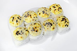 Japanese roll Kin on a white background