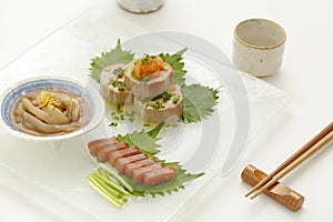 Japanese sake, Japanese delicacies, gastronomy