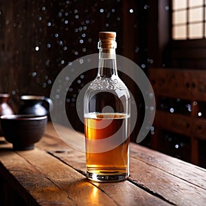 Japanese Sake, traditional Japanese Asian rice wine liquor liquer alcohol beverage