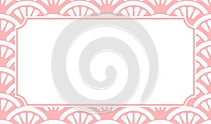 A Japanese Sakura Style Background, Template, Oriental Cherry Flowers Style