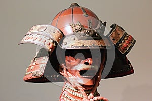 Japanese samurai mask