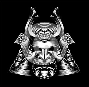 Japanese Samurai Mask photo