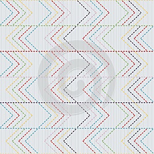 Japanese Sashiko. Copy space. Seamless pattern.