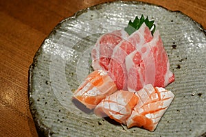 Japanese sashimi set