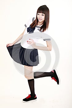 Japanese schoolgirl.