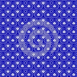 Japanese seamless pattern in oriental geometric traditional style photo
