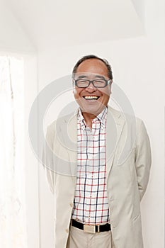 Japanese senior male, healthy and healthy daily life image