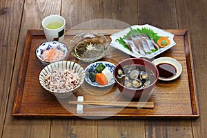 Japanese set meal