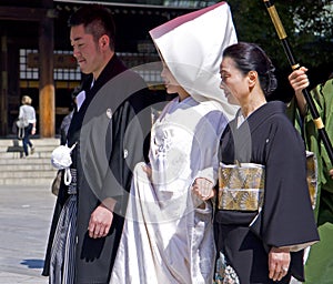 Japanese shinto wedding ceremony