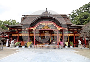 Japanese shrine in Kyushu, Japan photo