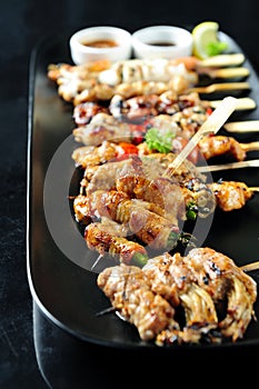 Japanese skewered set ,Yakitori