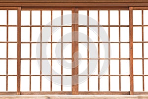 Japanese sliding paper door