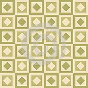 Japanese Square Diamond Vector Seamless Pattern