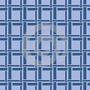 Japanese Square Weave Vector Seamless Pattern