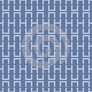 Japanese Stipe Maze Line Vector Seamless Pattern