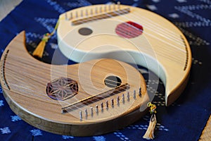 Japanese stringed instrument Makoto
