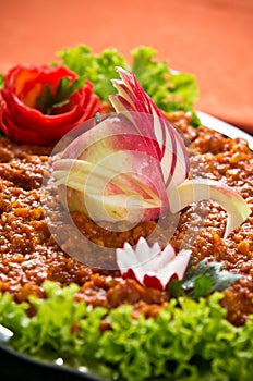 Japanese style cod food dish