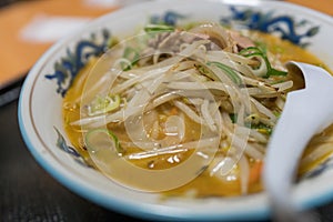 Japanese style ramen