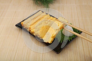 Japanese-style rolled omelette