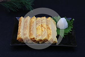 Japanese-style rolled omelette