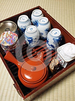 Japanese style tea set
