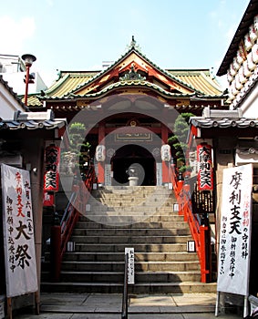 Japanese style temple