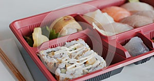 Japanese sushi lunch box