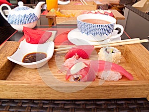 Japanese sushi meal