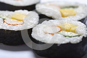 Japanese sushi roll