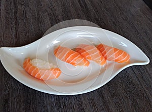 Japanese Sushi - Sake Nigiri Sushi Salmon Sushi photo