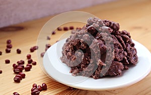 Japanese Sweet Red Bean Paste Called Anko, a Popular Traditional Japanese Confectionery Filling