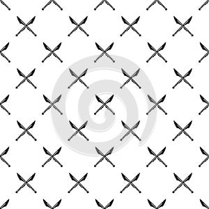 Japanese Tanto daggerspattern vector