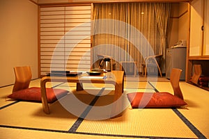 Japanese tatami hostels