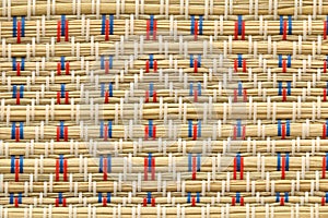 Japanese tatami mat decoration texture background