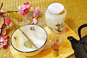 Japanese tea ceremony photo